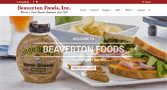 Desktop Screenshot of beavertonfoods.com